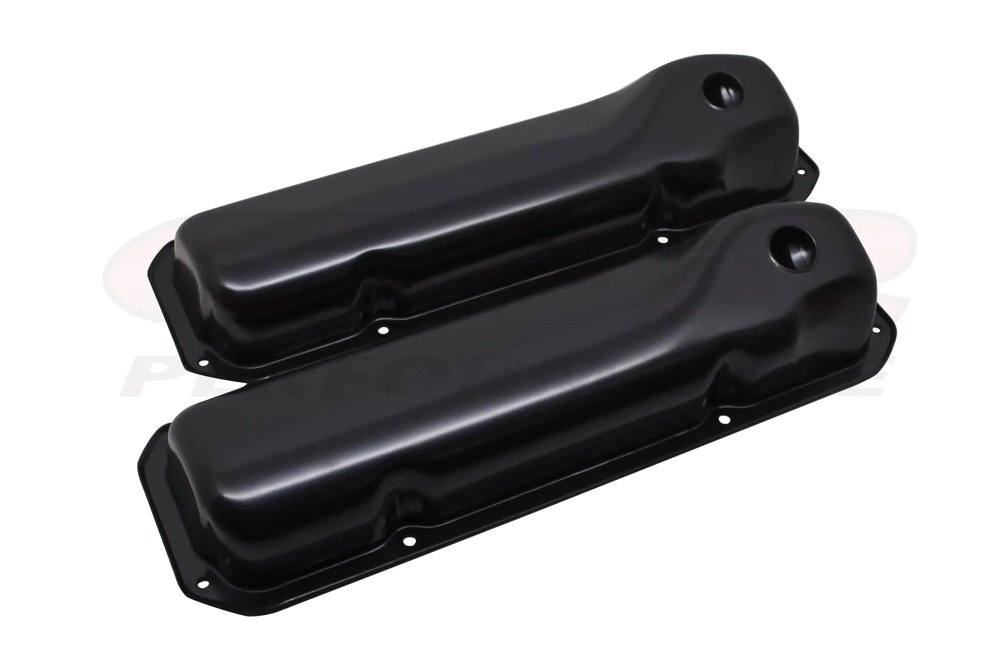 1969-82 FORD SMALL BLOCK 351C-351M-400M-BOSS 302 STEEL VALVE COVERS - BLACK