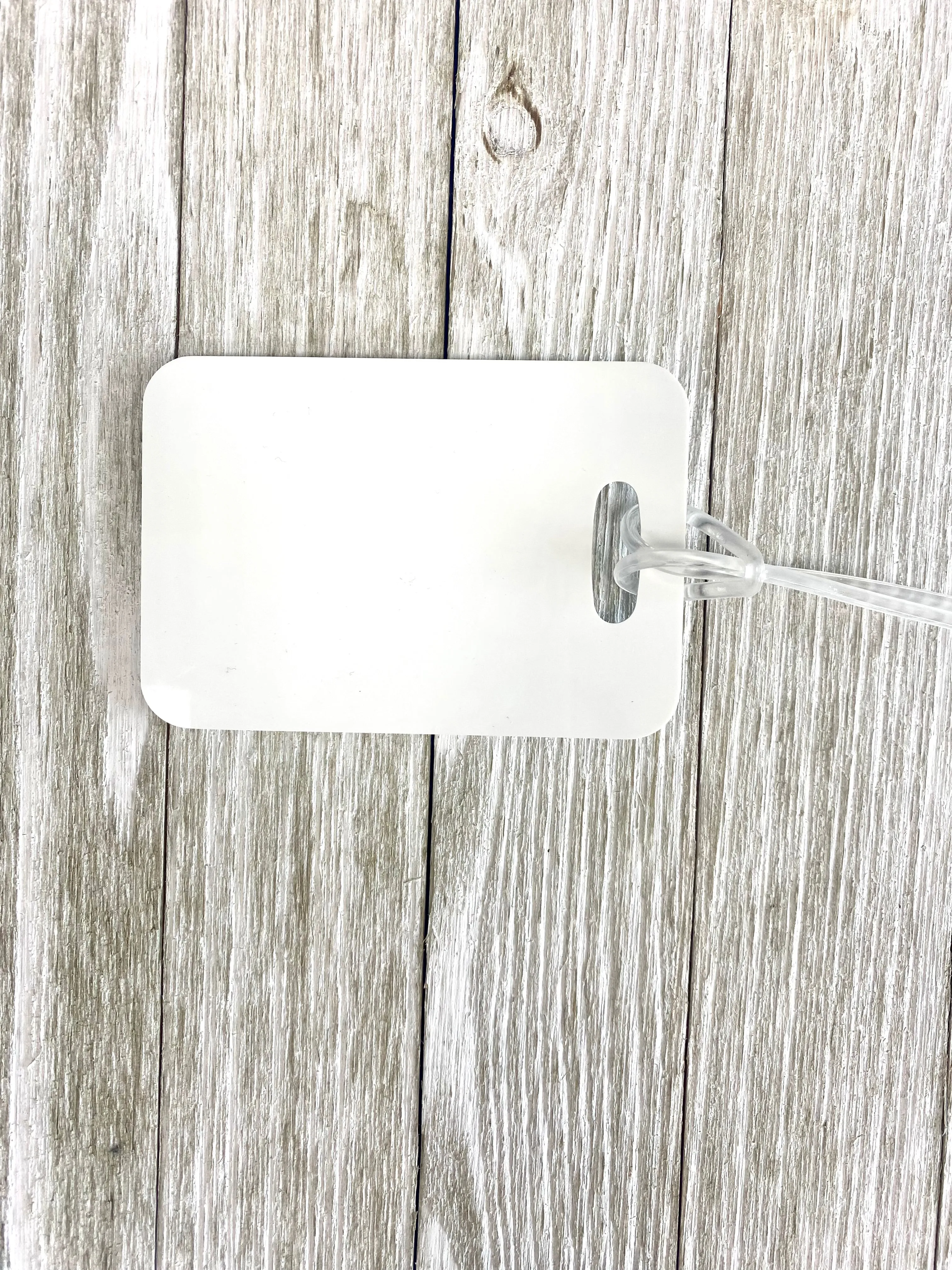 2.75" x 4" Rectangle Sublimation Bag Tag