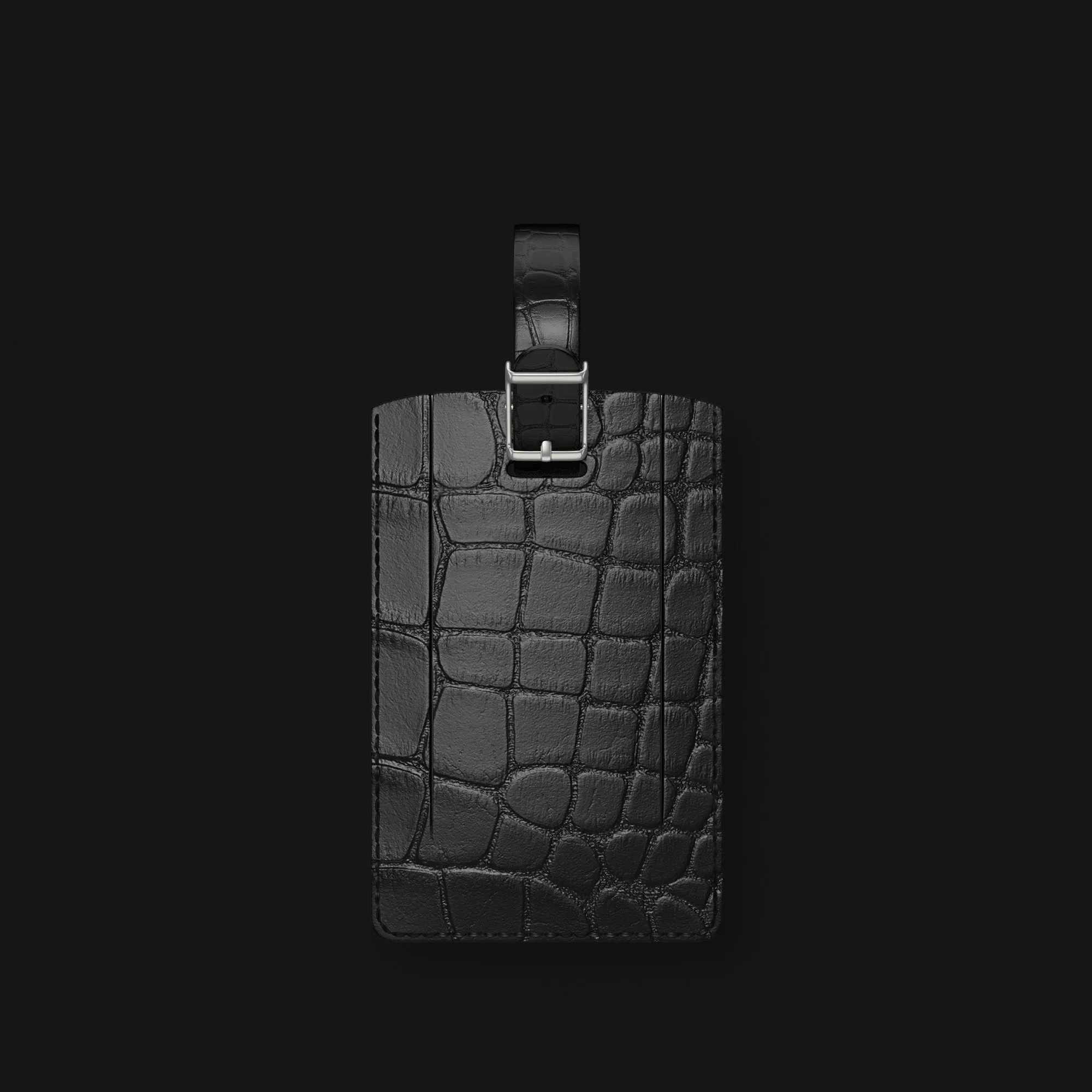 Accessory Luggage Tag Edition Black In Alligator