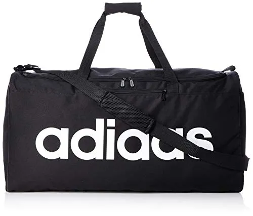 adidas Linear Core, Unisex Adults’ Top-Handle Bag, Black (Black/Black/White), 28x34x65 cm (W x H L)