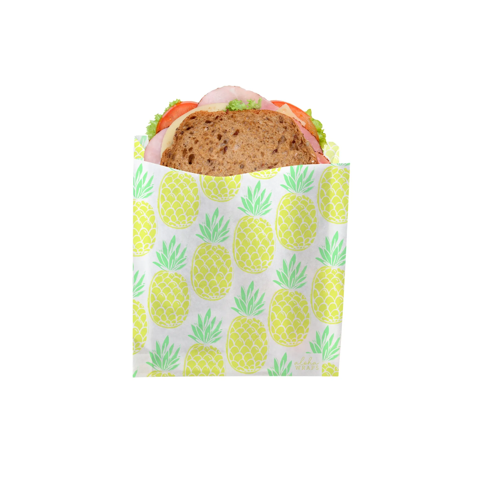 Aloha Wraps Juicy Pineapple Sandwich Bags