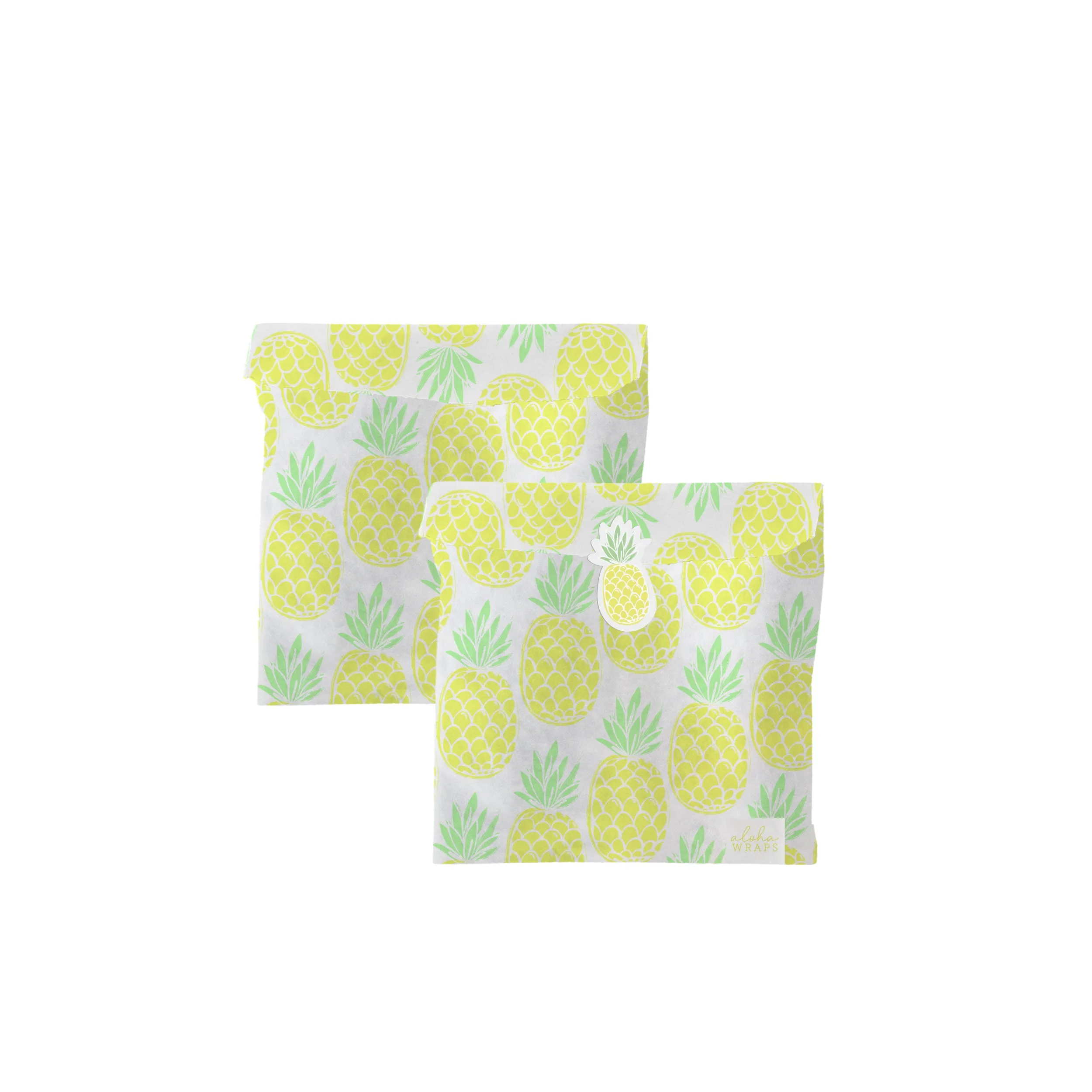 Aloha Wraps Juicy Pineapple Sandwich Bags
