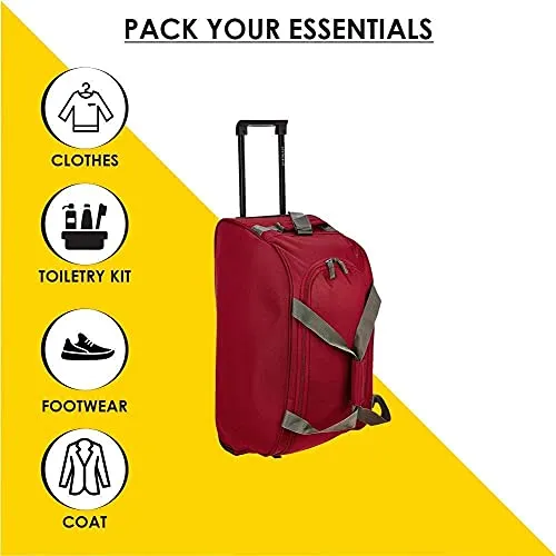 Aristocrat Polyester 63 cms Red Travel Duffle (Rookie)