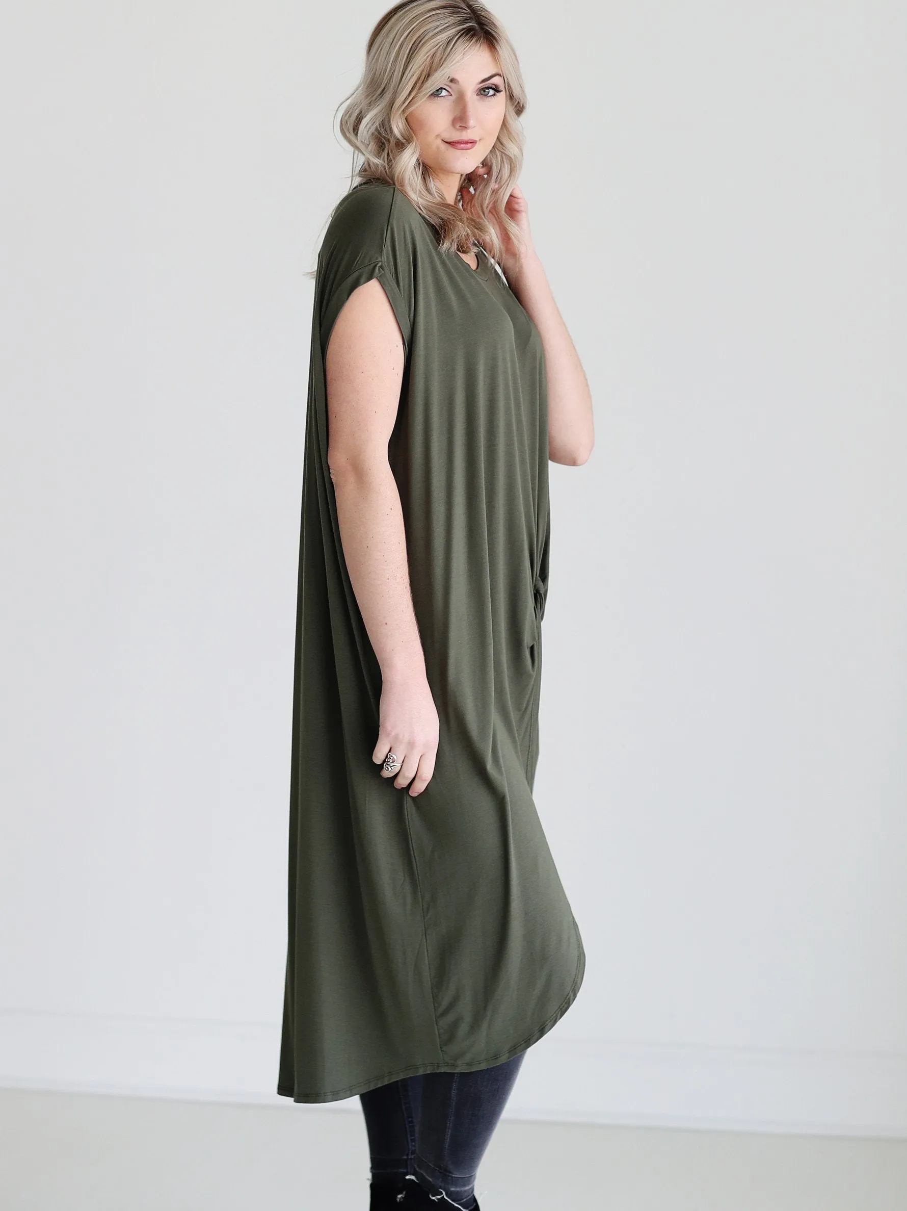 Army DLMN Knotted High-Low Top