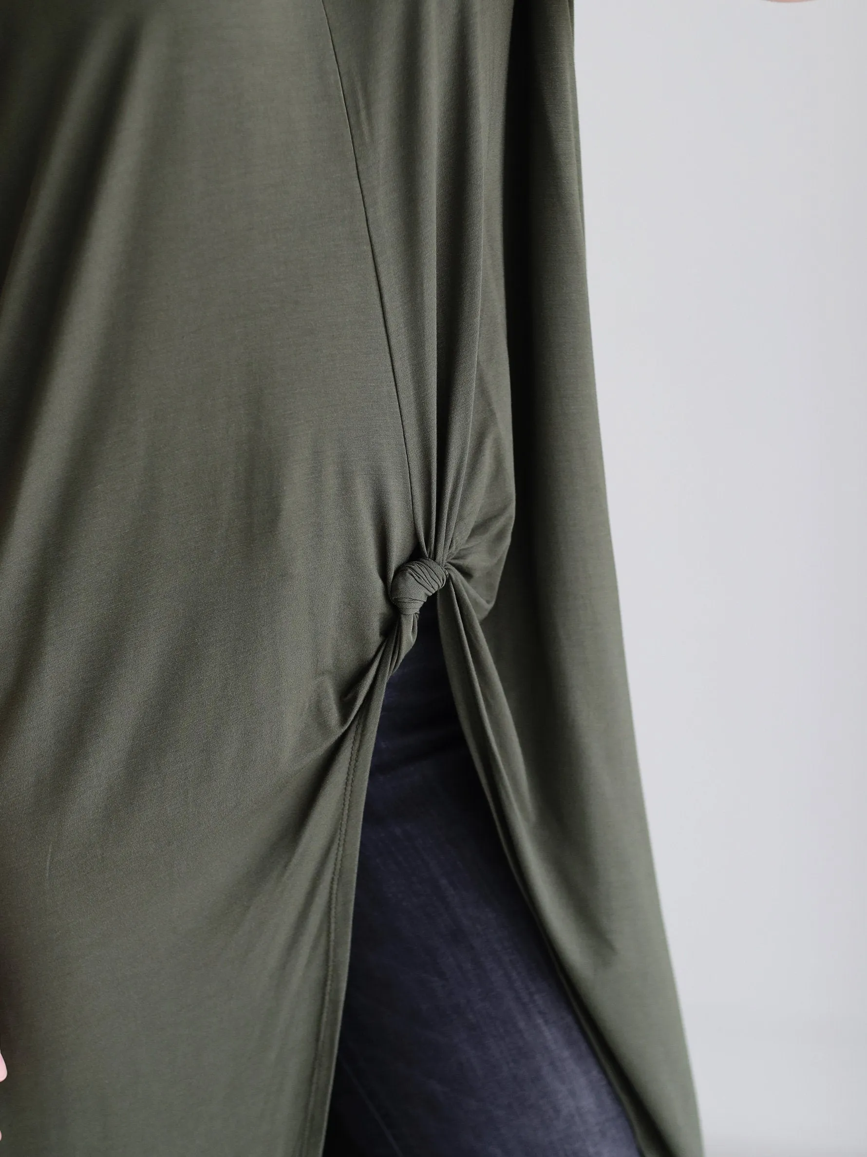 Army DLMN Knotted High-Low Top