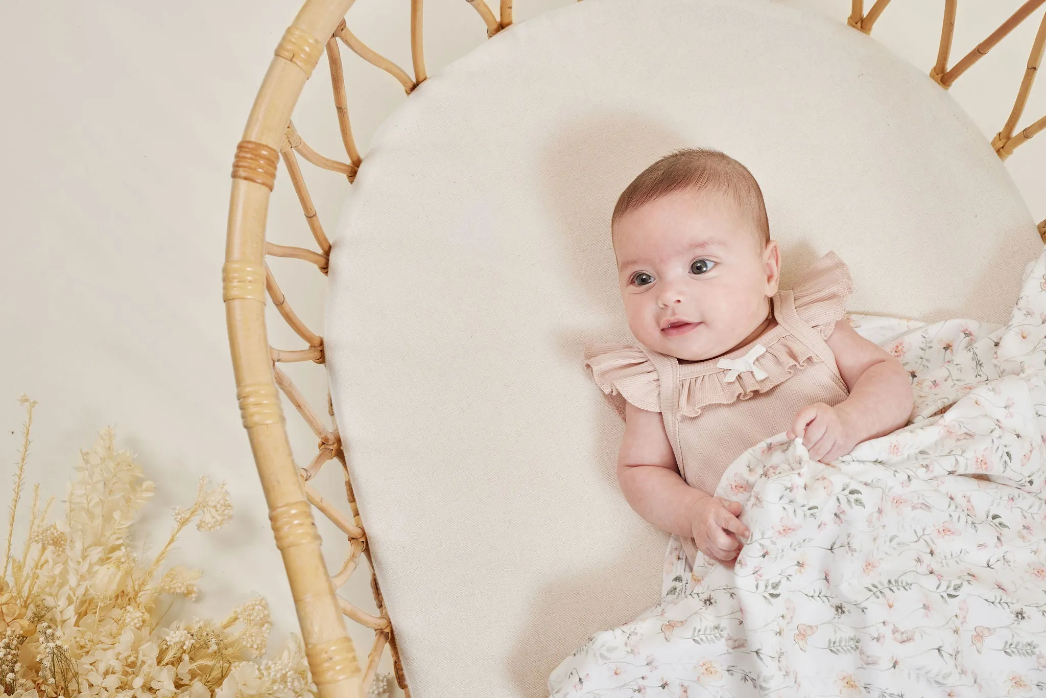Aster and Oak Secret Garden Baby Wrap