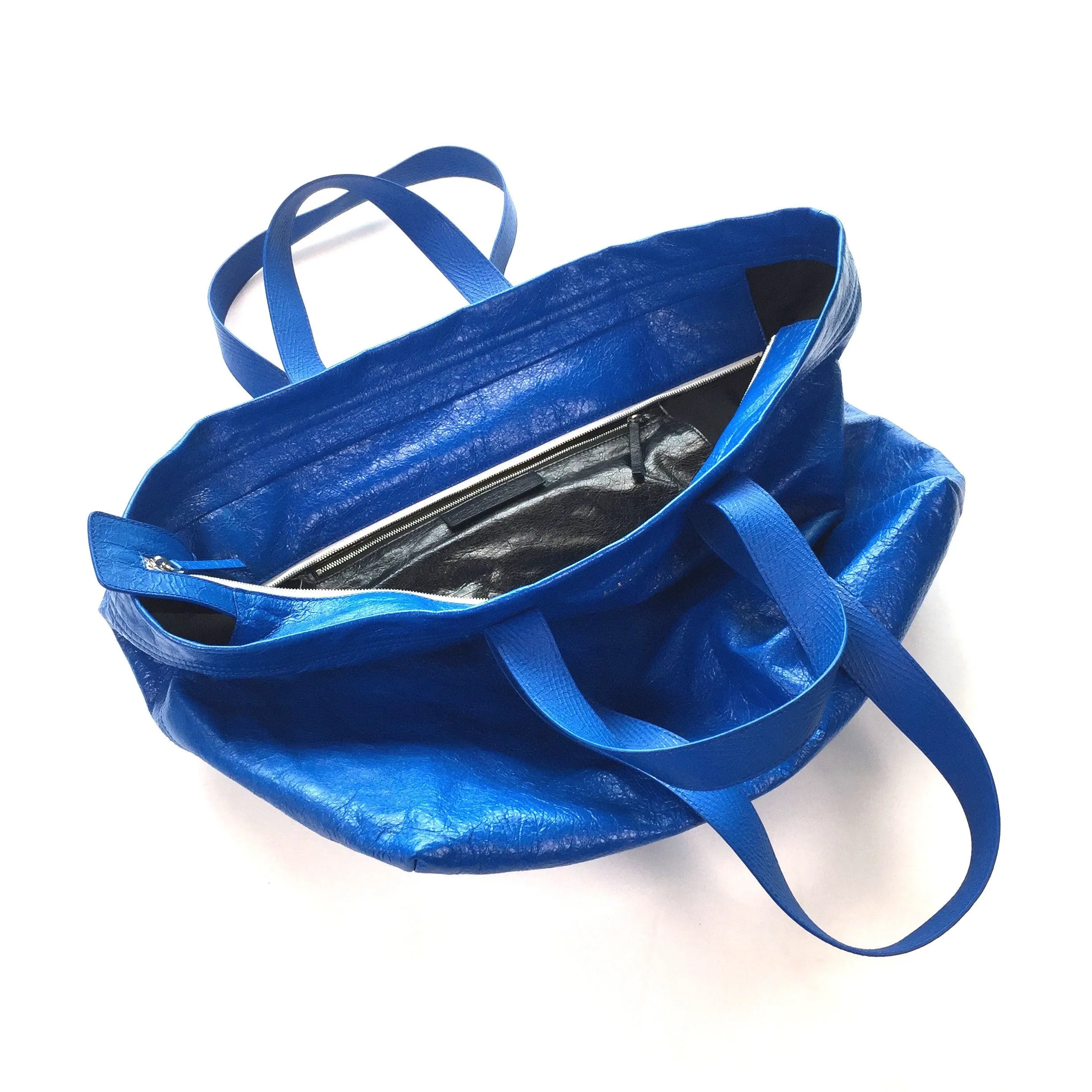 Balenciaga - Blue Carry Shopper 'IKEA' Bag