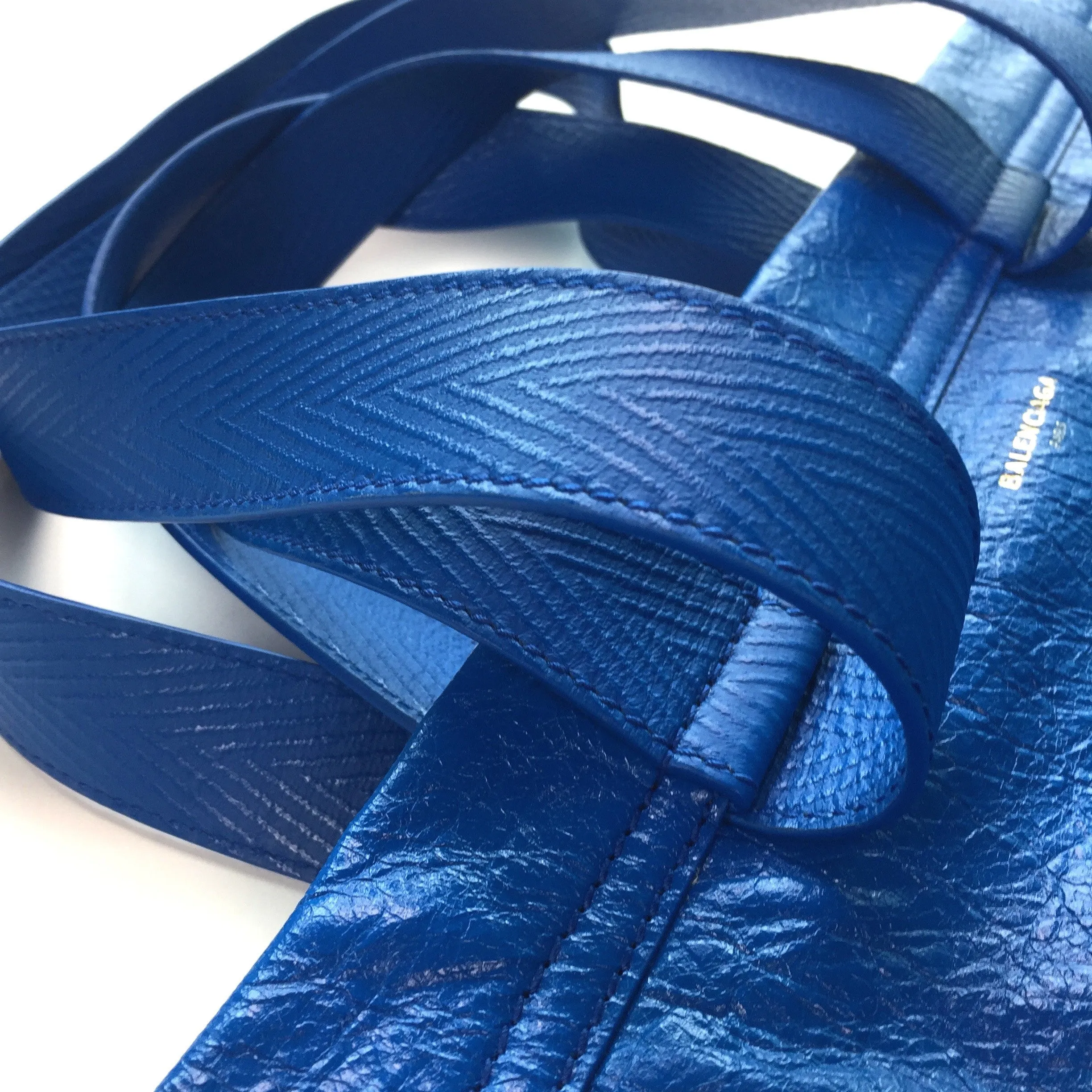 Balenciaga - Blue Carry Shopper 'IKEA' Bag