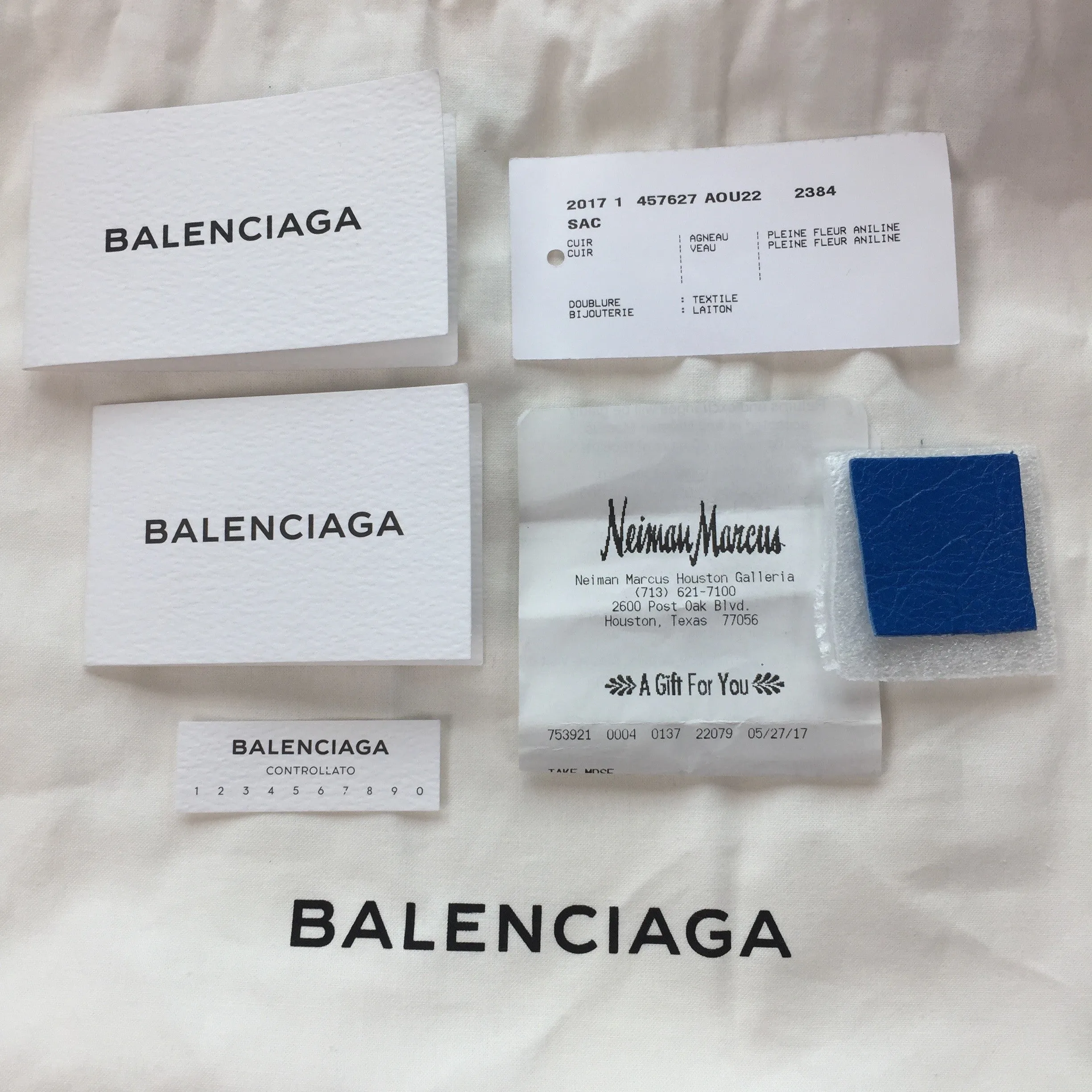 Balenciaga - Blue Carry Shopper 'IKEA' Bag