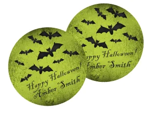Bat Halloween Stickers or Favor Tags