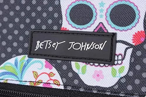 Betsey Johnson Luggage Designer Pattern Suitcase Wheeled Duffel Carry On Bag (Paris Love) (One