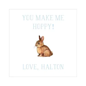 Bunny- Blue Valentine's Tags