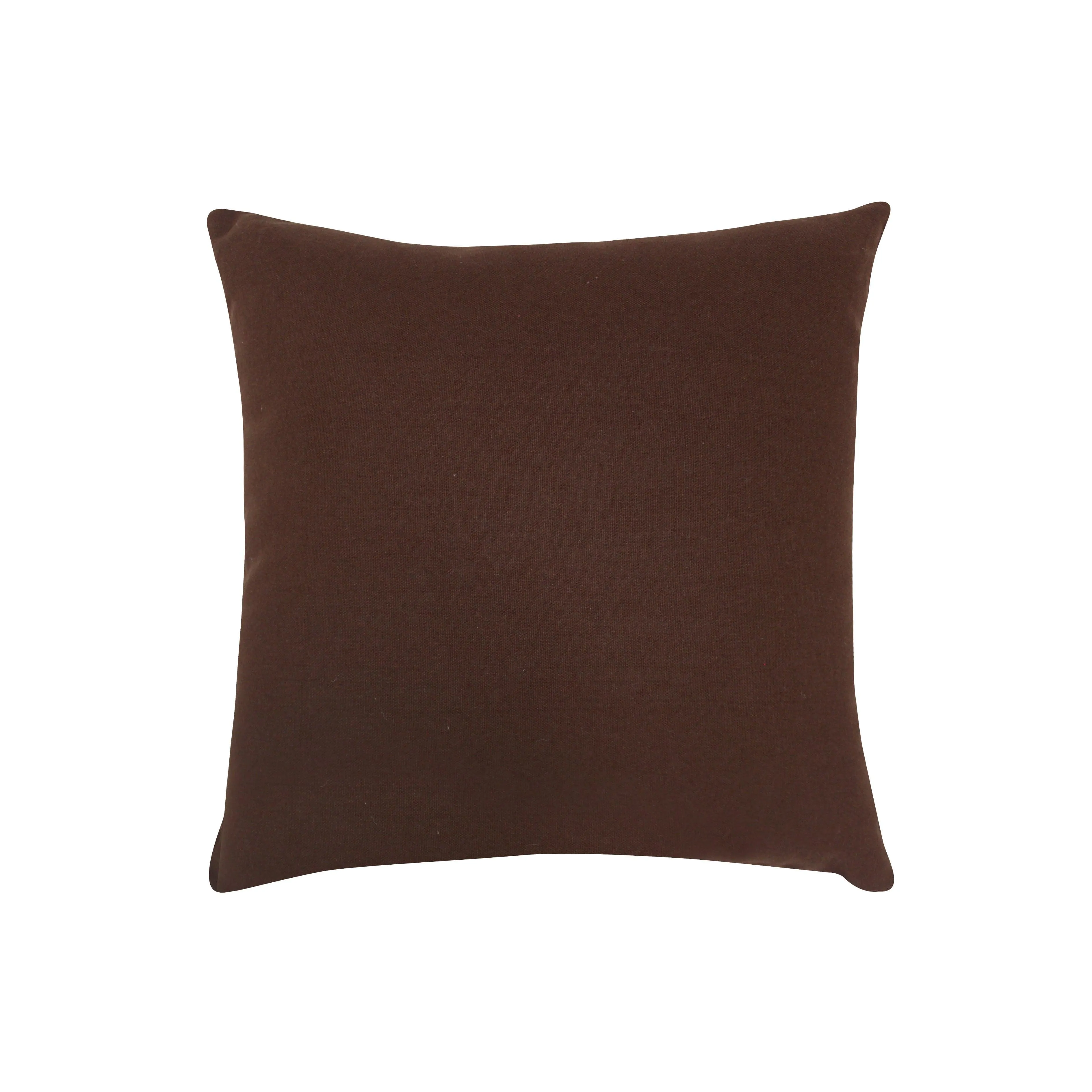 Cotton 4 Way Dobby Brown Cushion Covers