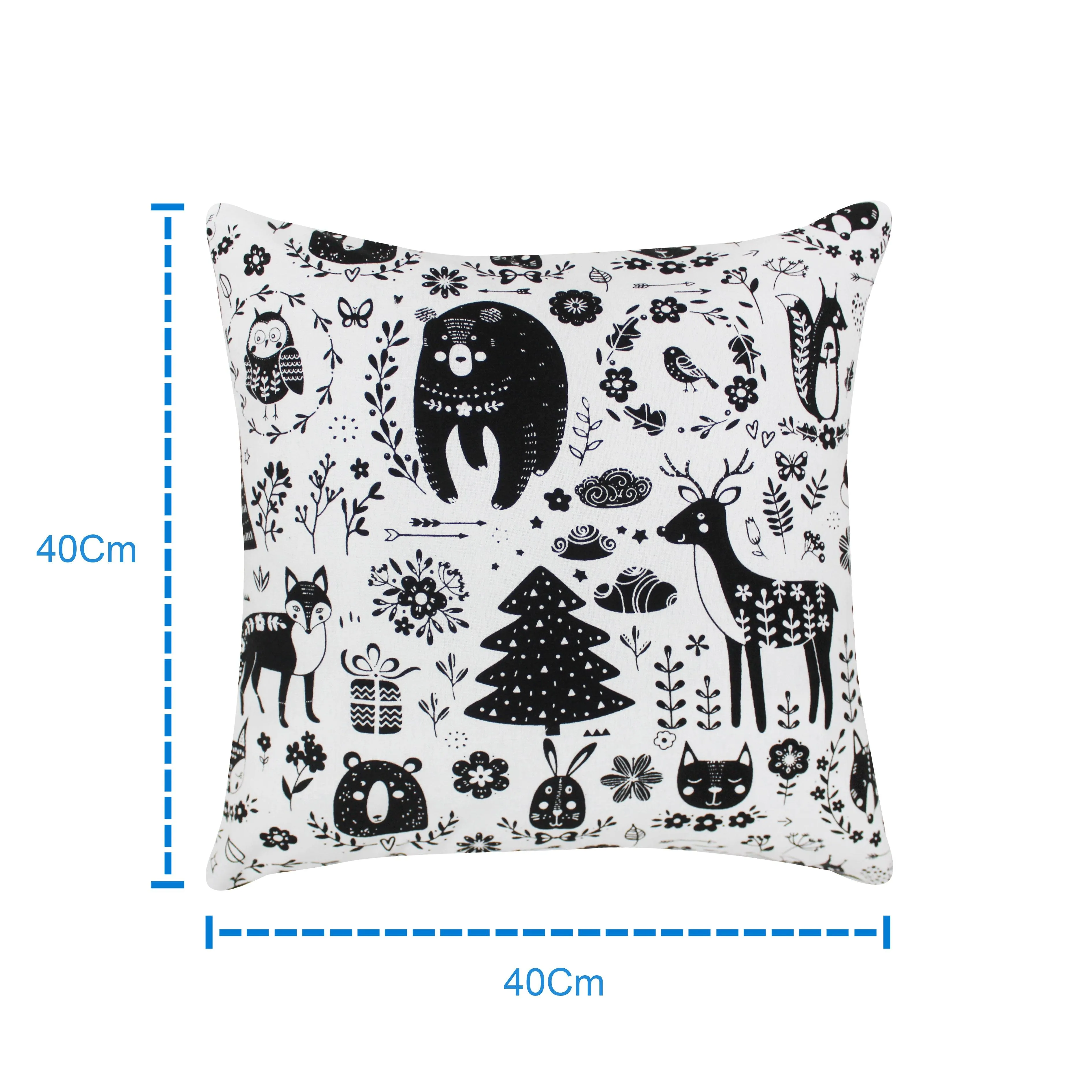 Cotton Wild Animals Cushion Covers