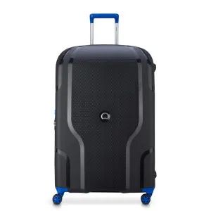 Delsey Clavel 83cm Large Hardsided Spinner Luggage - Black/Blue
