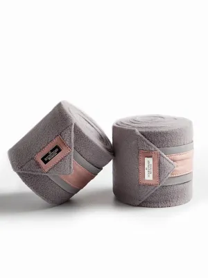 EQUESTRIAN STOCKHOLM DUSTY PINK POLO WRAPS