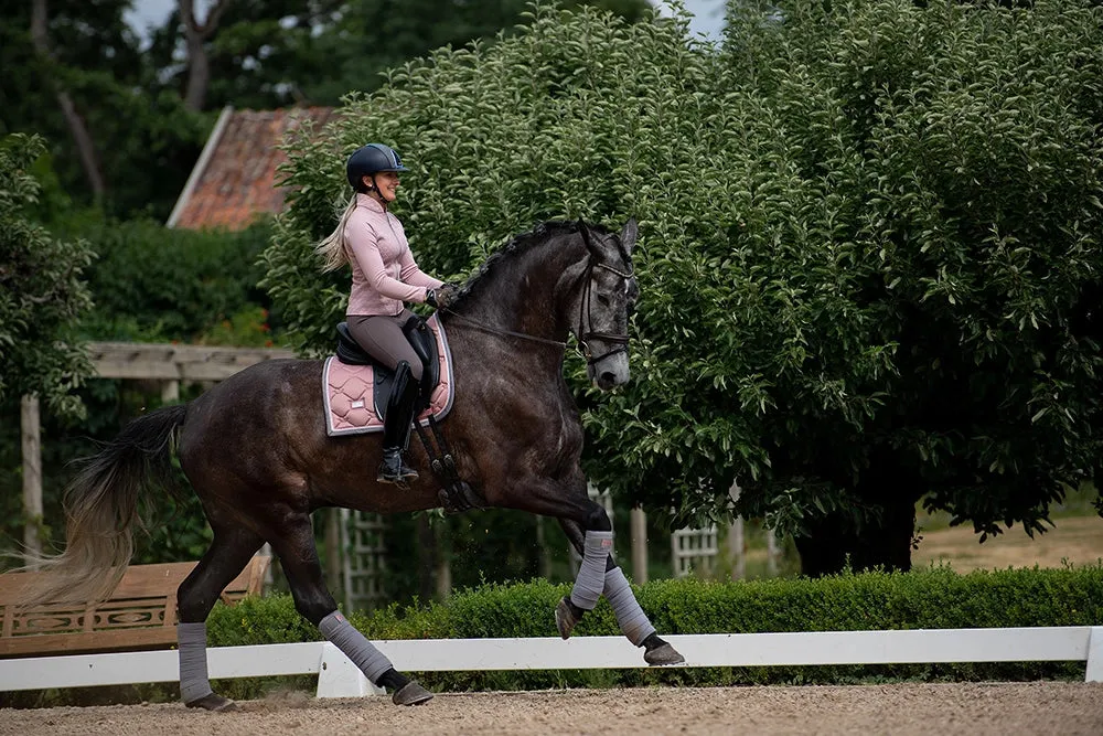 EQUESTRIAN STOCKHOLM DUSTY PINK POLO WRAPS