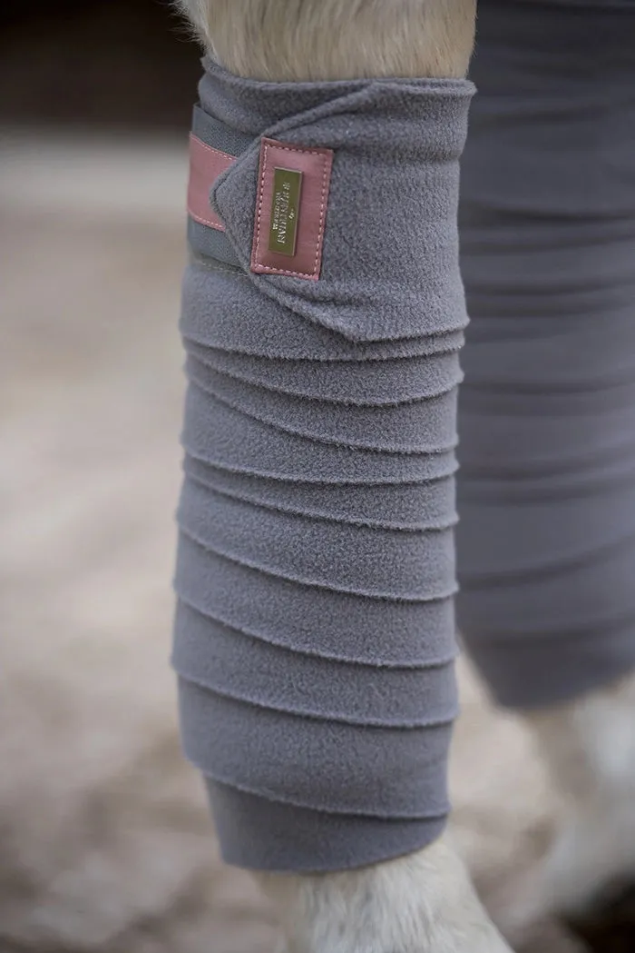 EQUESTRIAN STOCKHOLM DUSTY PINK POLO WRAPS