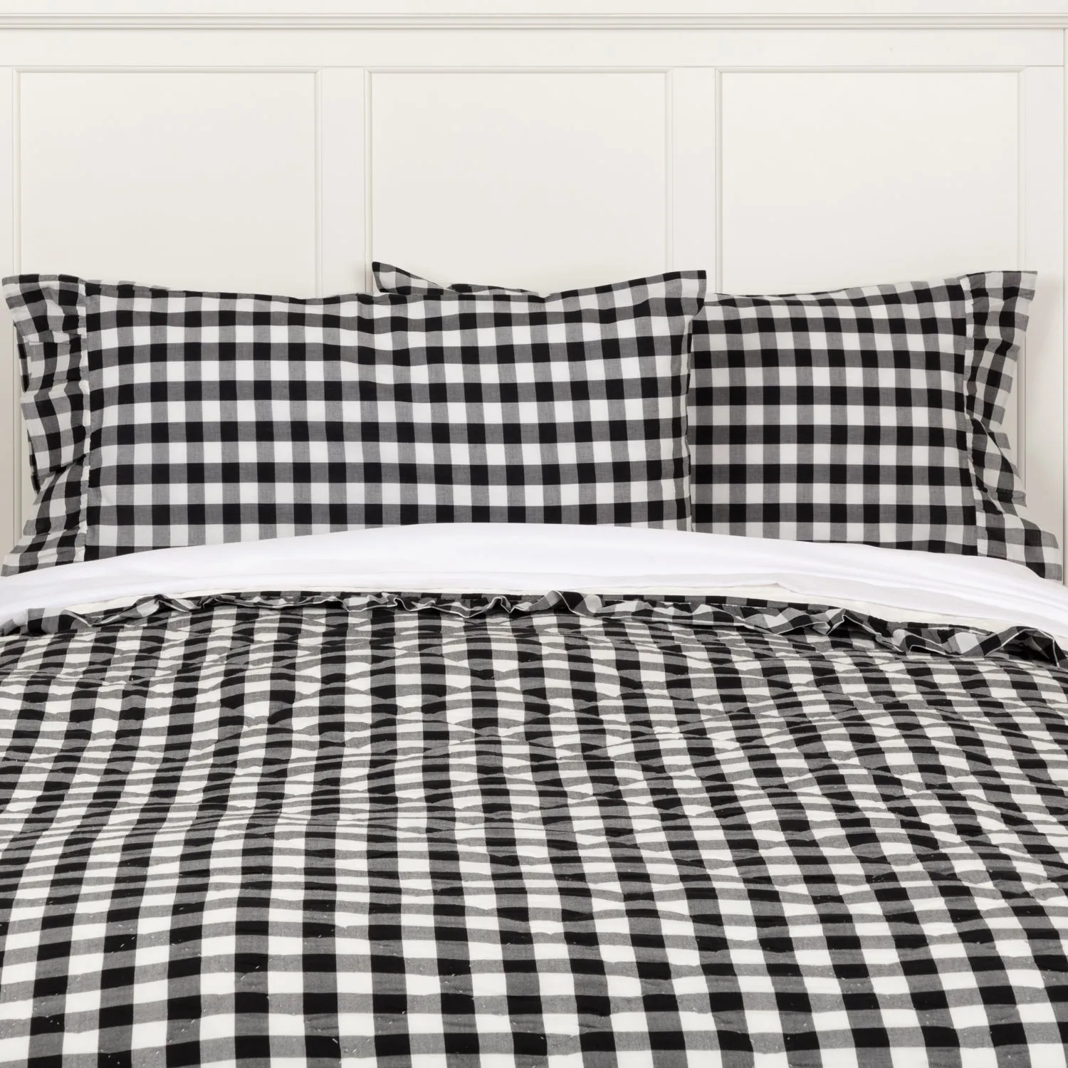 Farmhouse Pillow Case Set of 2 Annie Buffalo Check Bedroom Decor VHC Brands