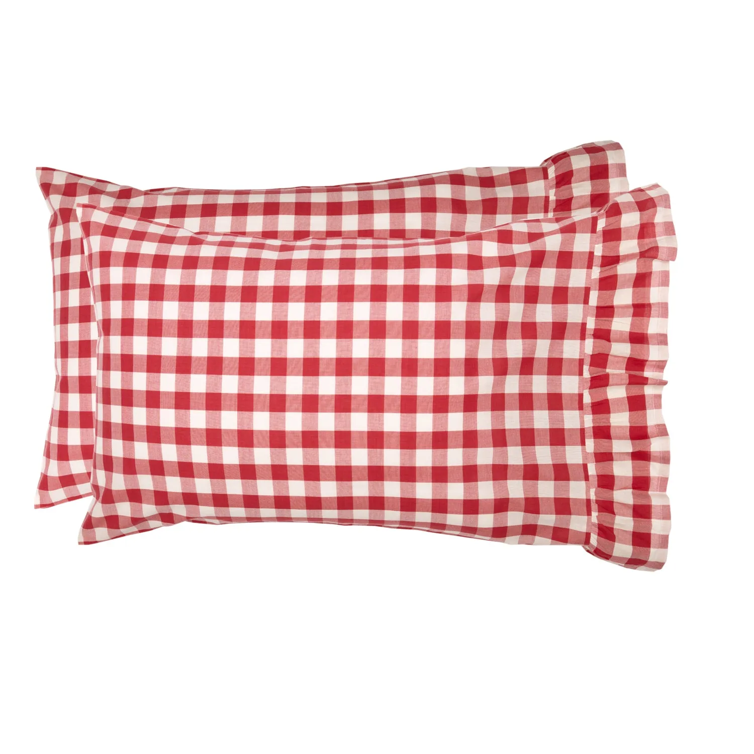 Farmhouse Pillow Case Set of 2 Annie Buffalo Check Bedroom Decor VHC Brands