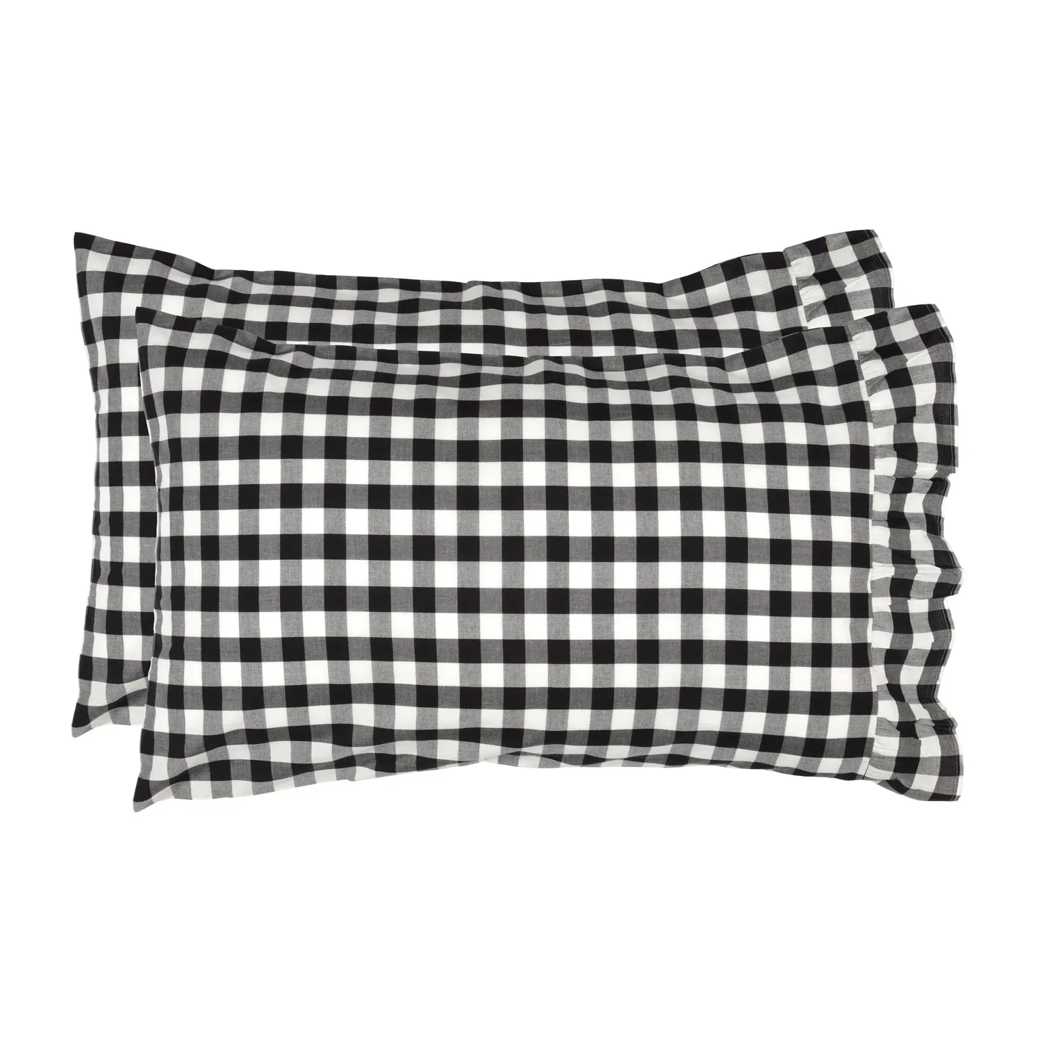 Farmhouse Pillow Case Set of 2 Annie Buffalo Check Bedroom Decor VHC Brands