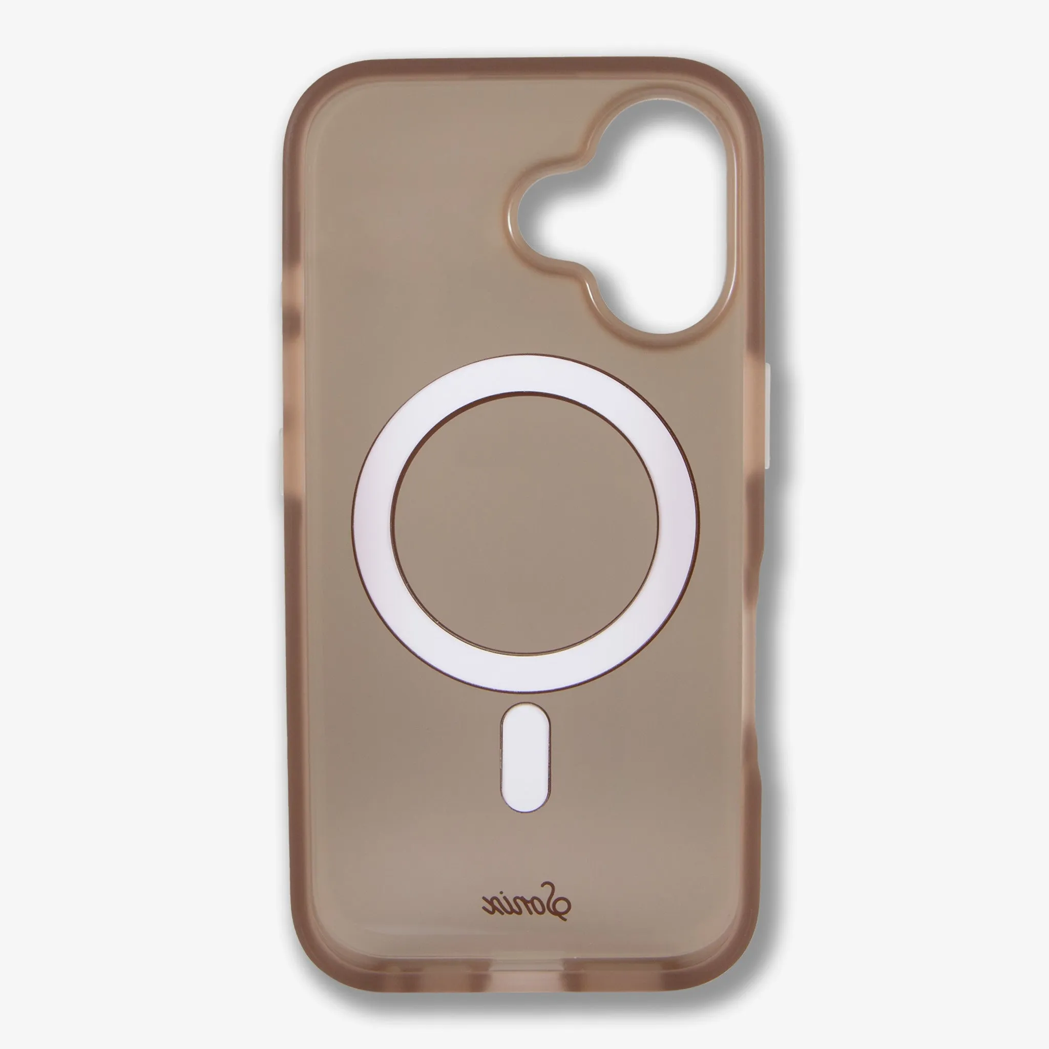 Frosted Matte MagSafe® Compatible iPhone Case - Brown
