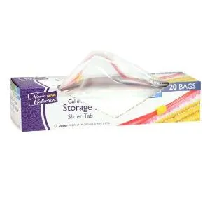 Gallon - Slide Tab - Freezer/Storage Bags - 20 Count (Case Qty: 480)