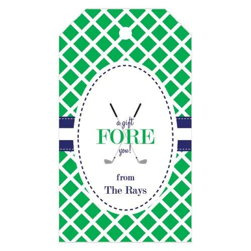 Golf Personalized Gift Tags Wholesale