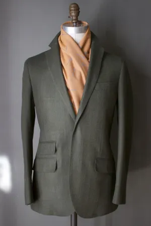 Green Cashmere Herringbone Sportcoat
