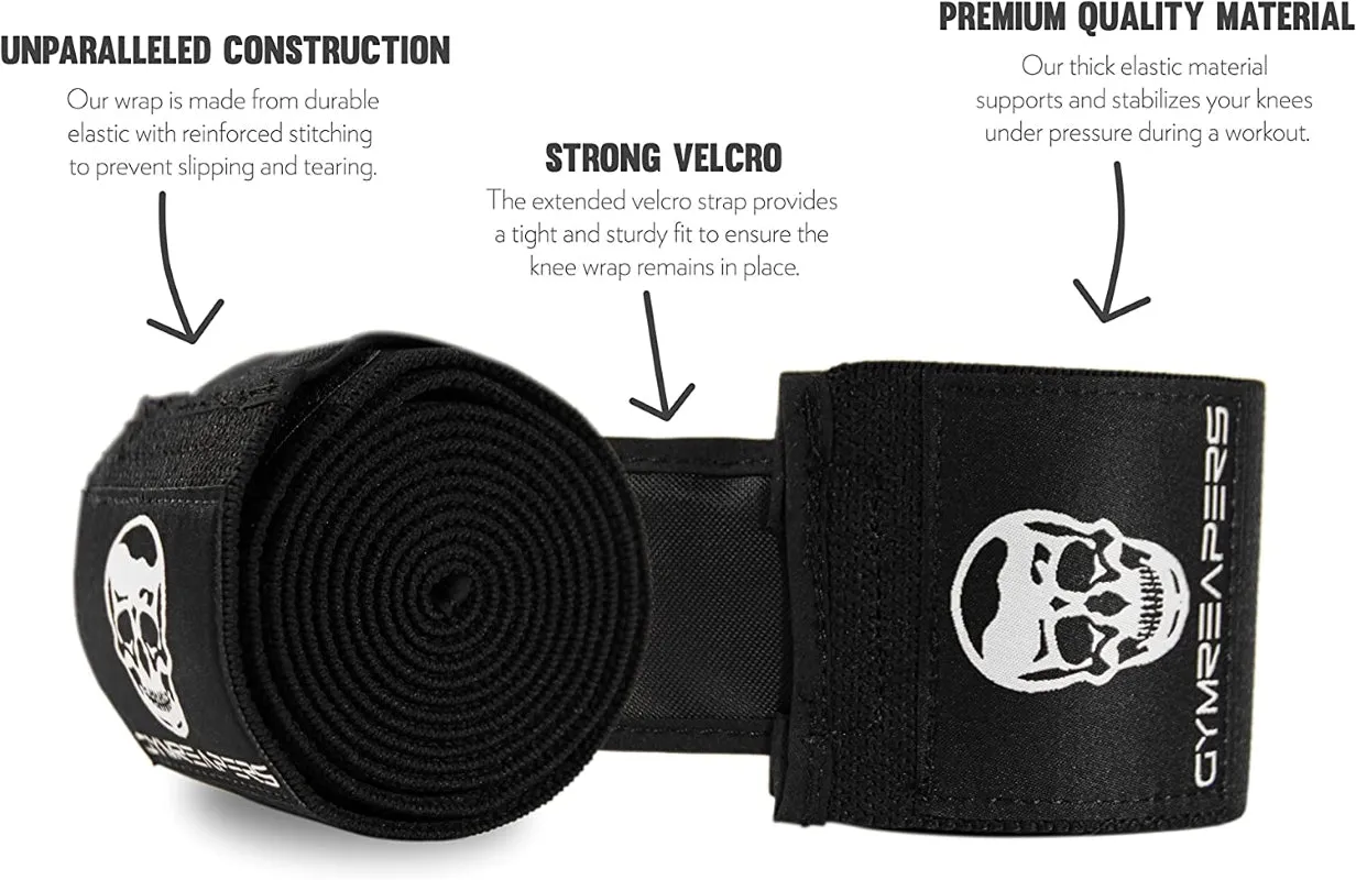 Gymreapers Knee Wraps - White