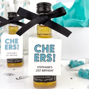 Happy Birthday Mini Bottle Tags