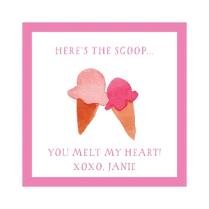 Icecream Valentine's Tags