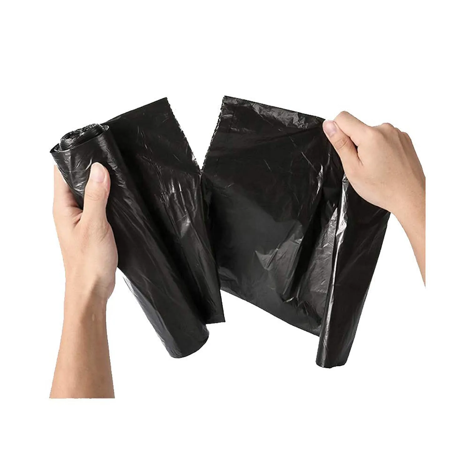 Kuber Industries Small 270 Garbage Bags/Dustbin Bags, 17x19 Inches (Black)-HS41KUBMART24017