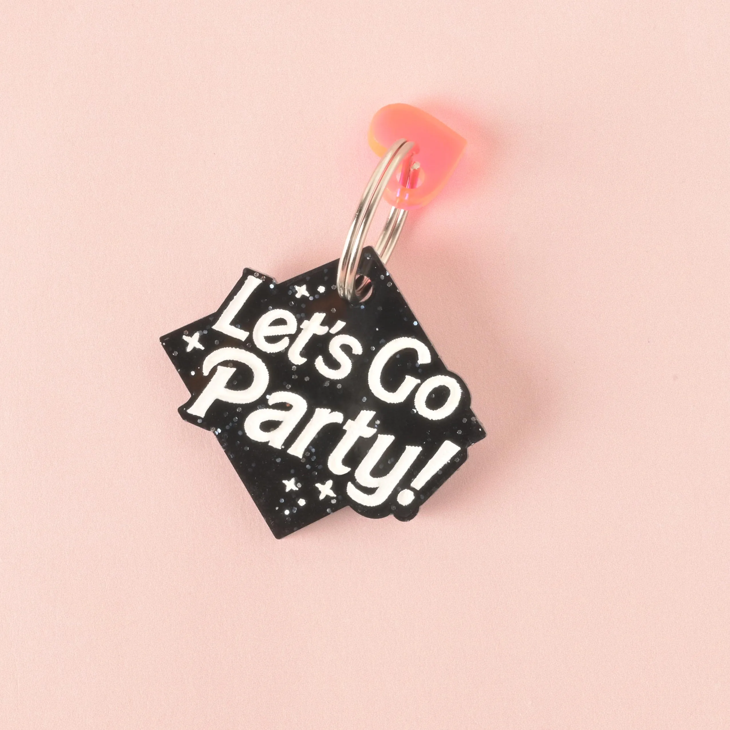 Let's Go Party Personalized Pet Tag