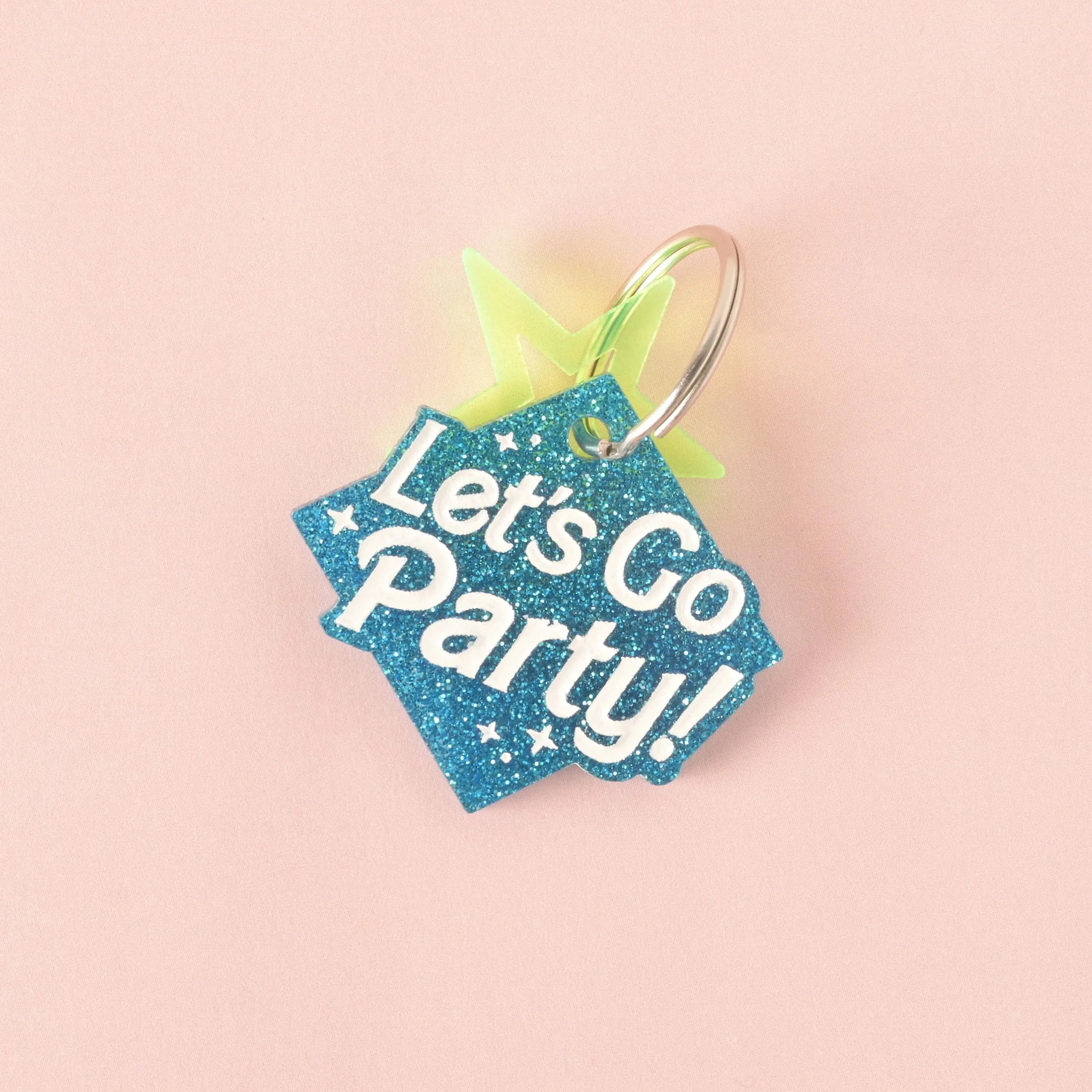 Let's Go Party Personalized Pet Tag