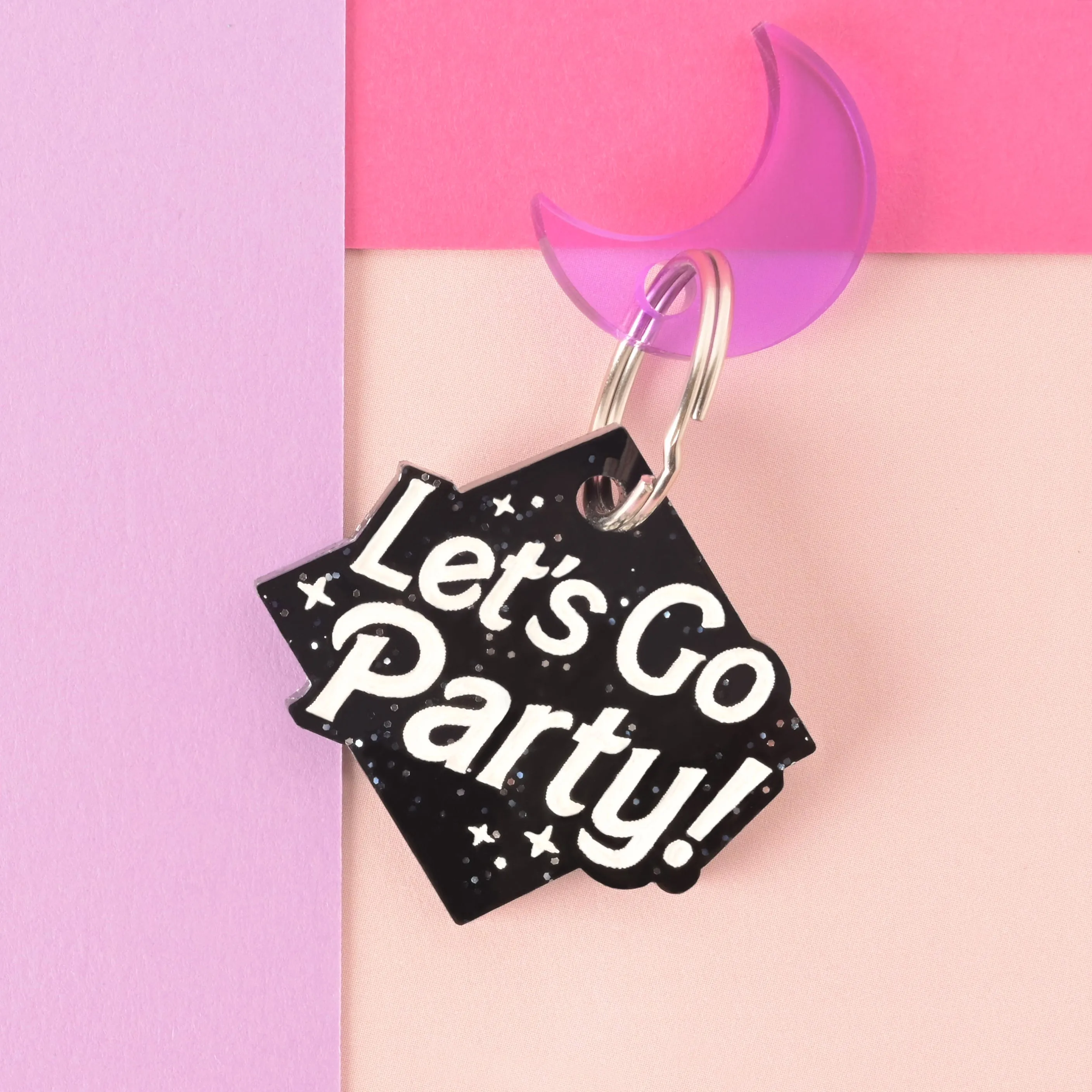 Let's Go Party Personalized Pet Tag