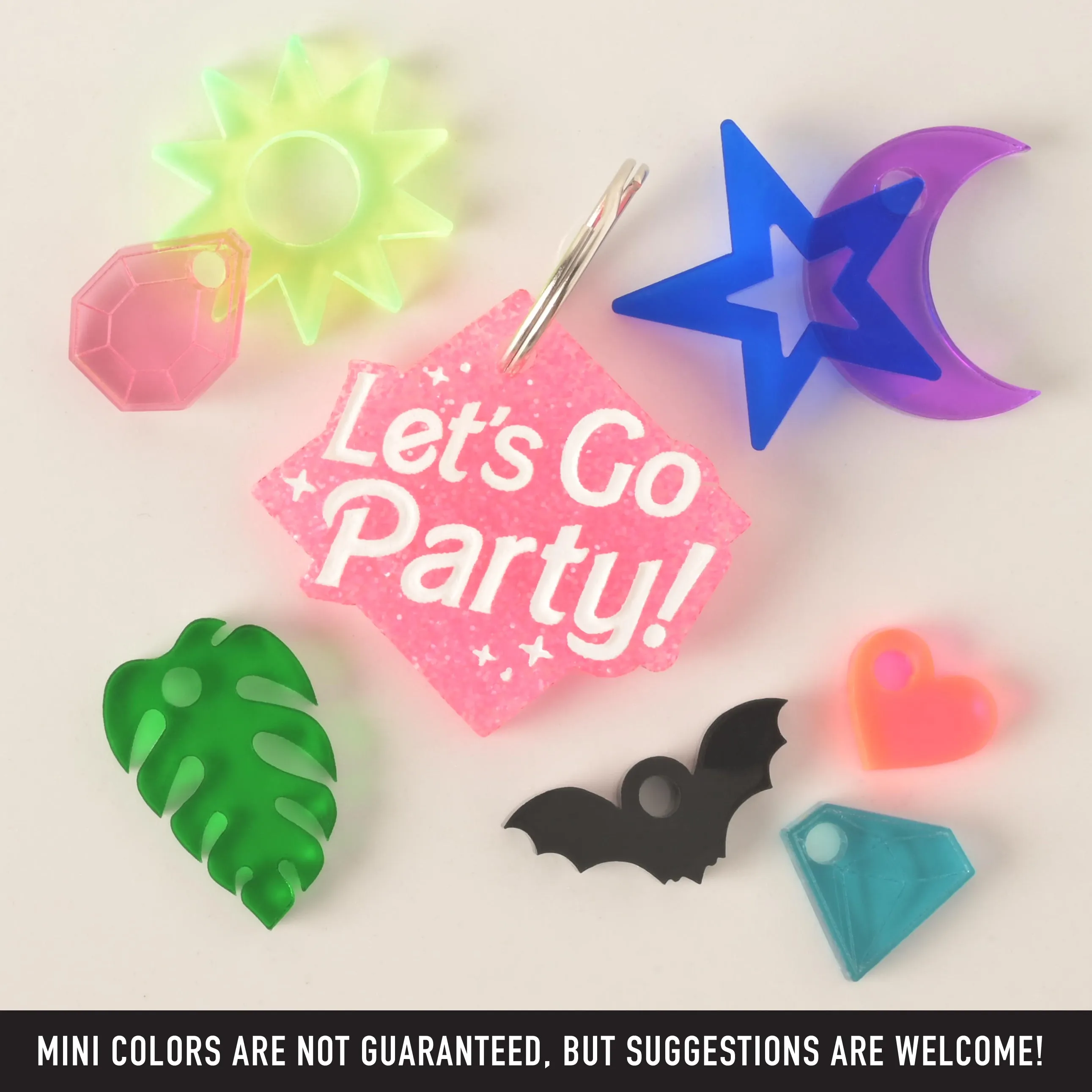 Let's Go Party Personalized Pet Tag