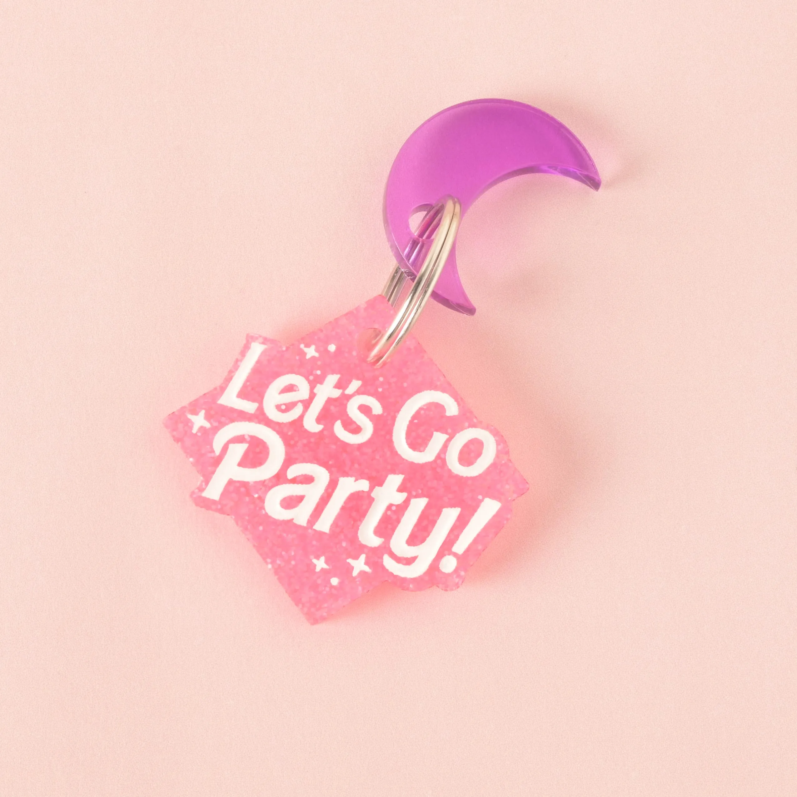 Let's Go Party Personalized Pet Tag