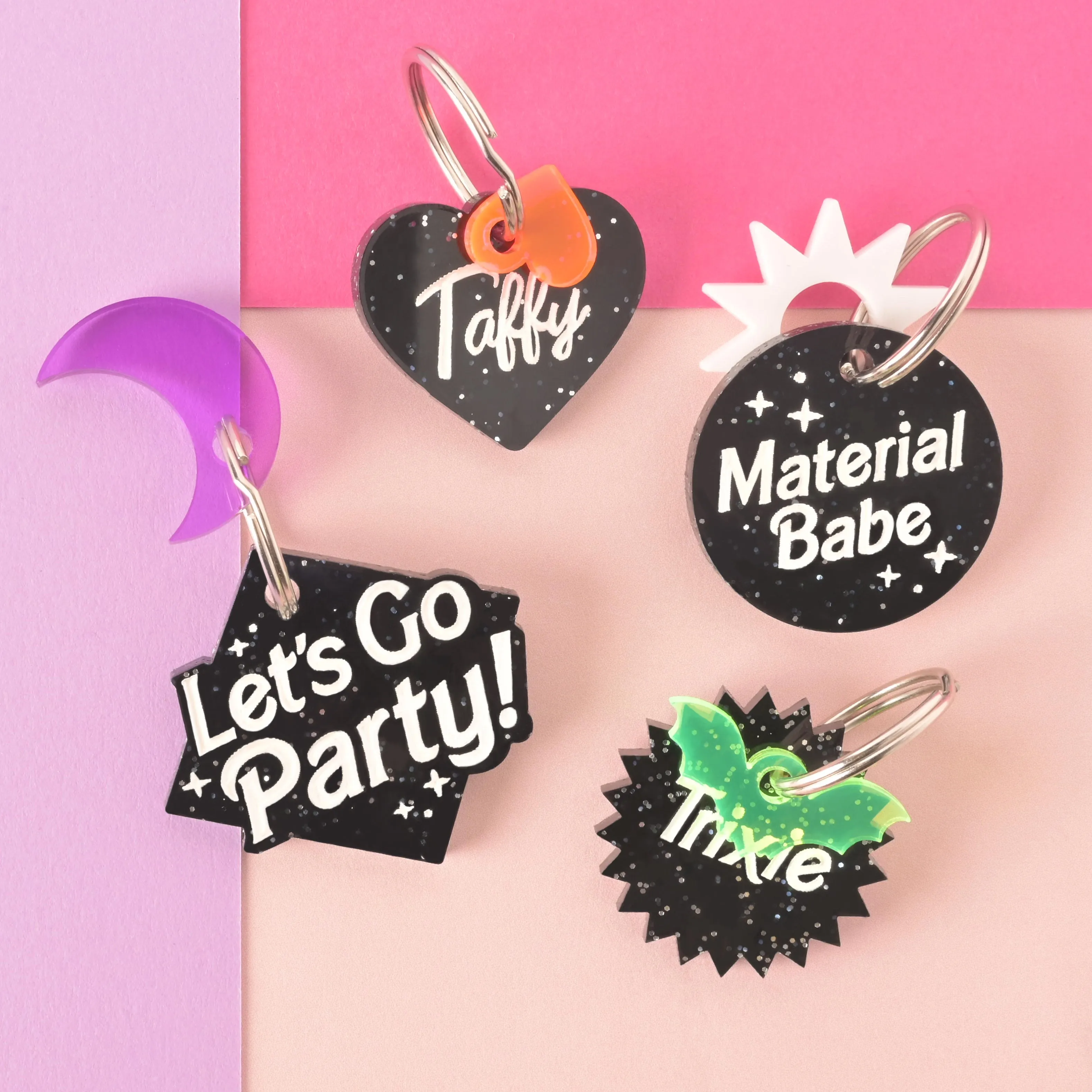 Let's Go Party Personalized Pet Tag