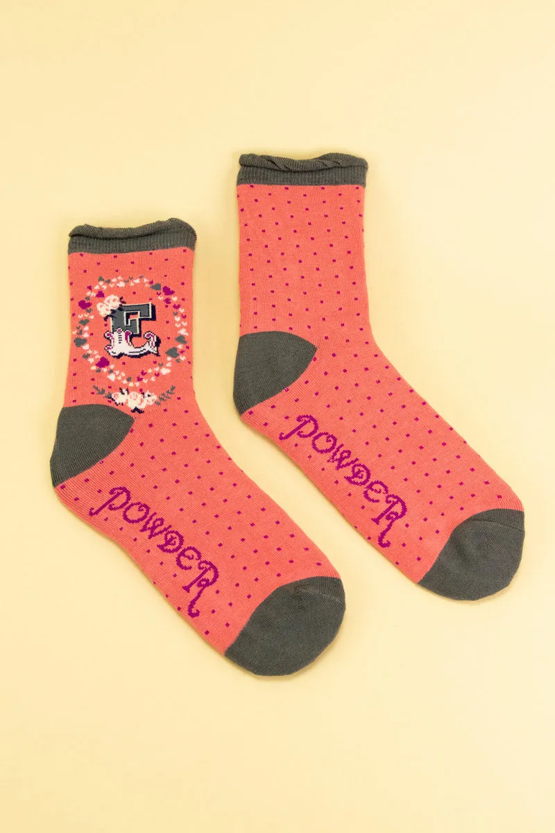 Letter Socks - E