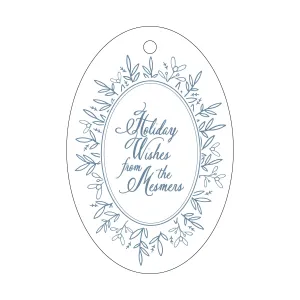 Letterpress Gift Tag Holiday 21