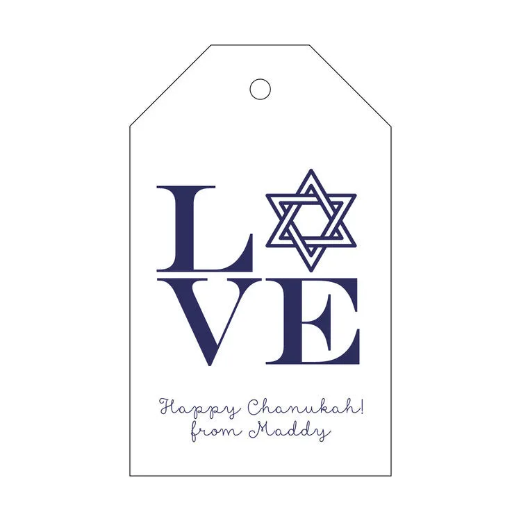 Letterpress Gift Tag Holiday 29