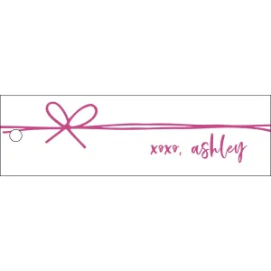 Letterpress Gift Tag XOXO 5