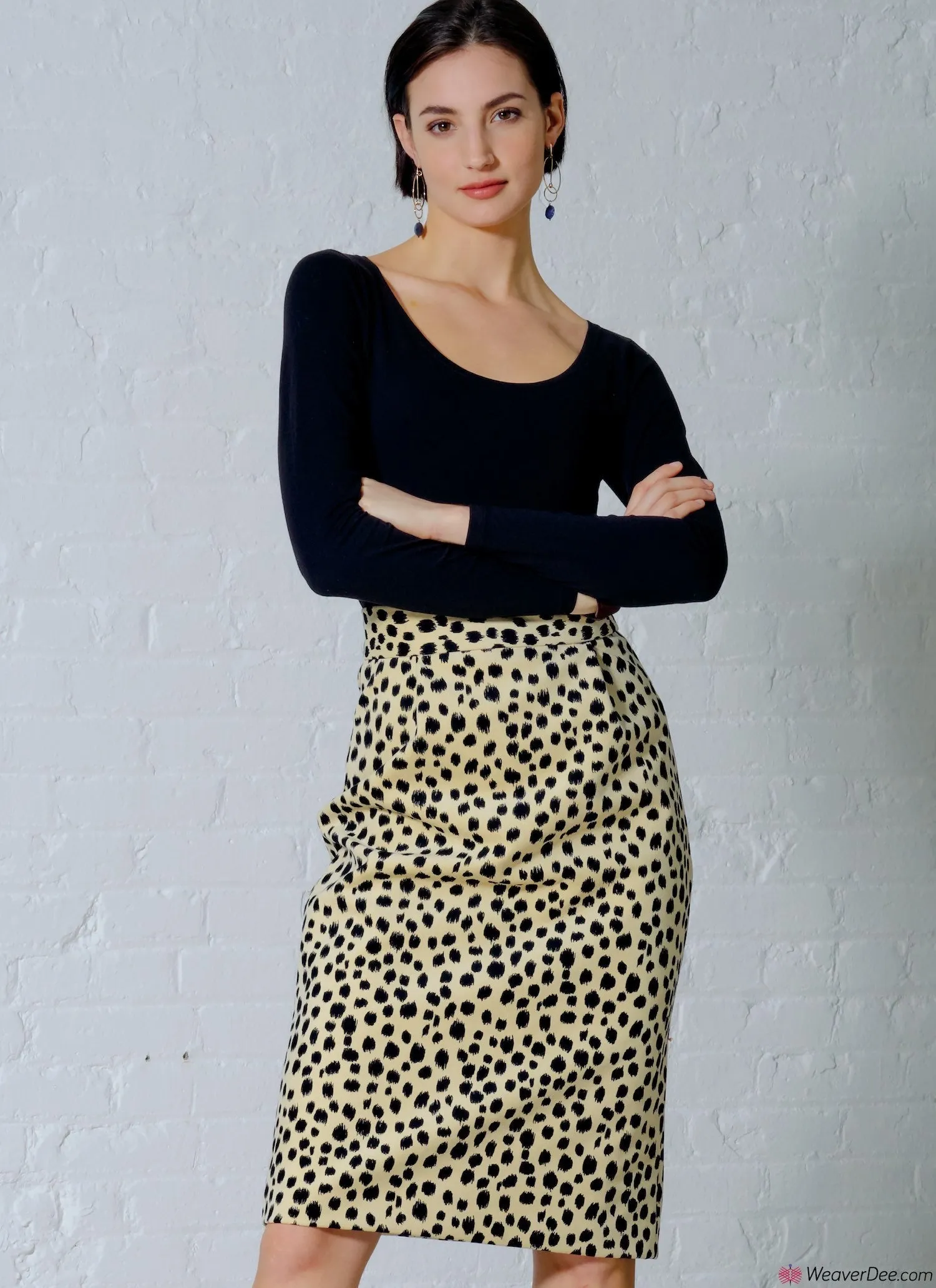 McCall's Pattern M8004 Misses' Skirt & Belt