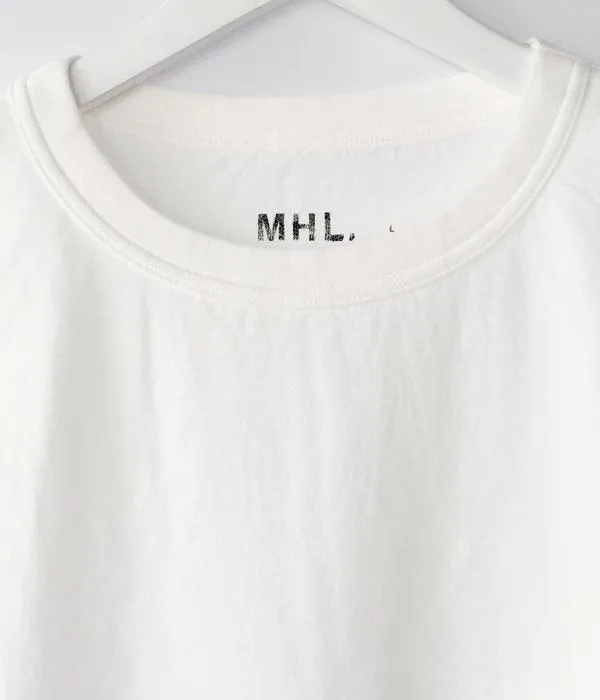 MHL./GARMENT DYE BASIC JERSEY TANK (WHITE)