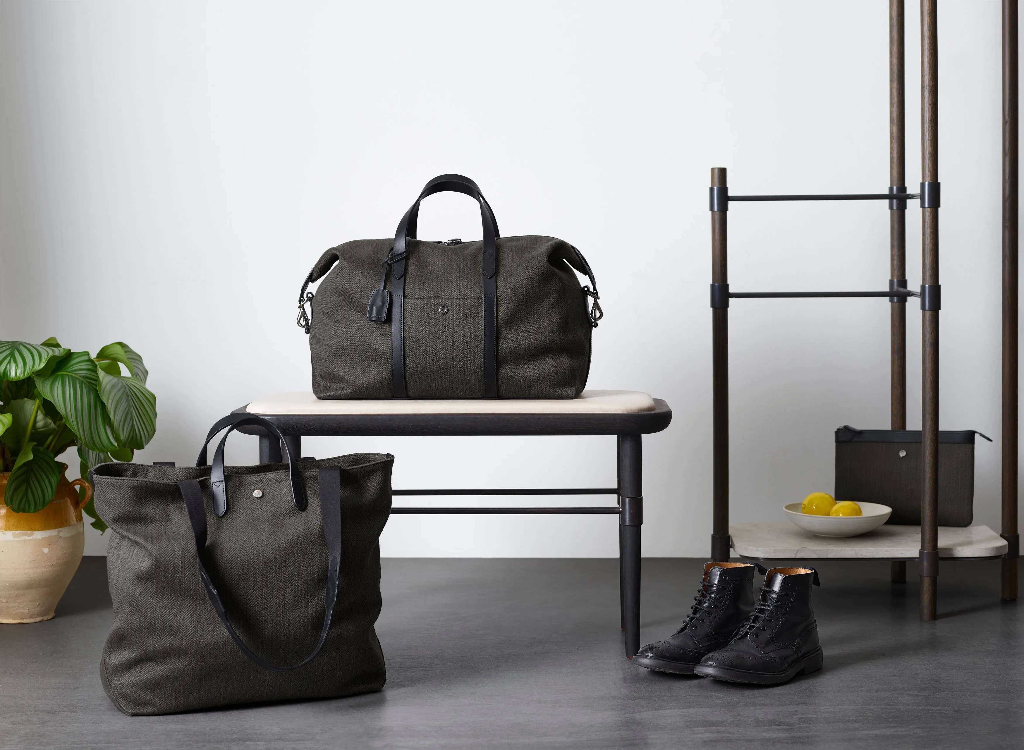 M/S Avail – Slate Herringbone/Black
