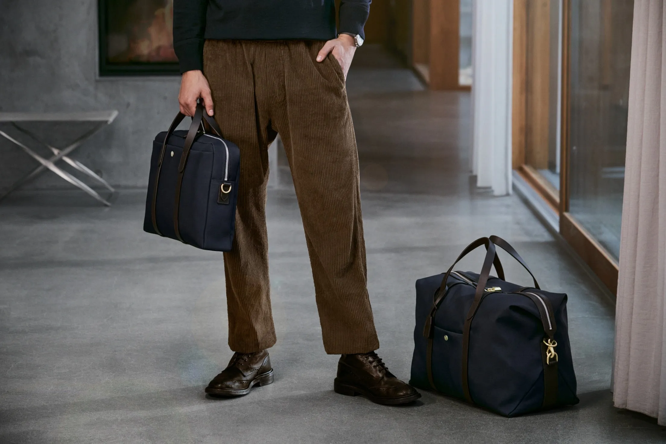 M/S Avail – Slate Herringbone/Black