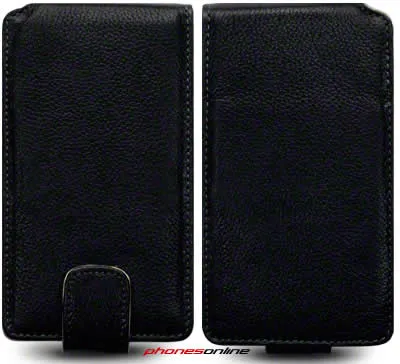 Nokia Lumia 900 Leather Flip Case Black