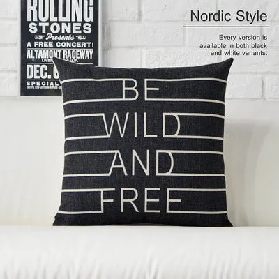 Nordic Geometric Pillow Cases