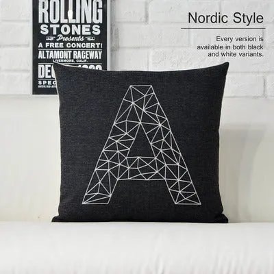 Nordic Geometric Pillow Cases